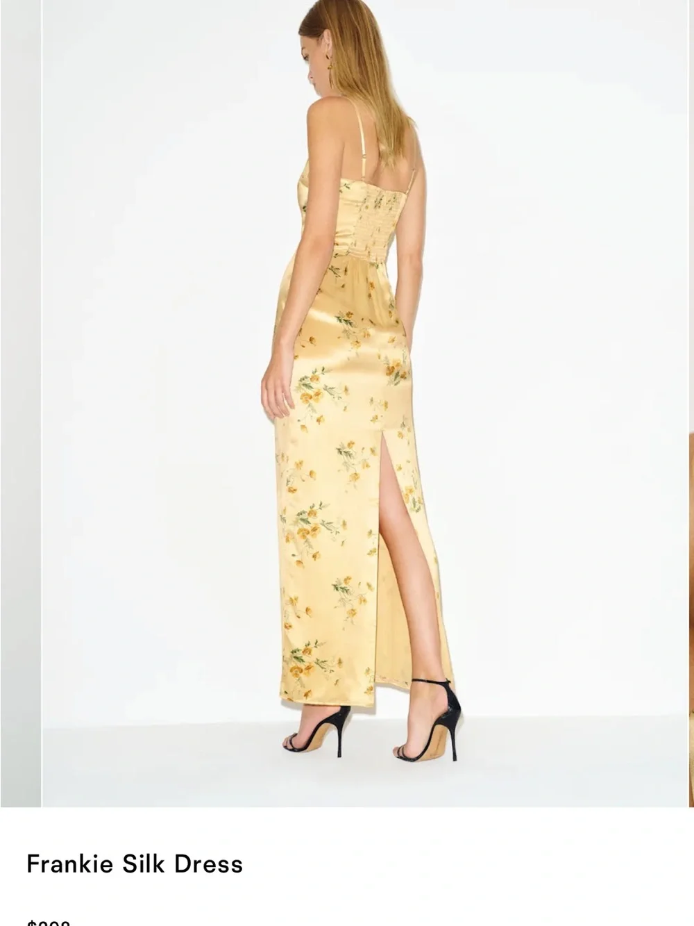 Reformation Frankie Silk Dress - Picture 3 of 9
